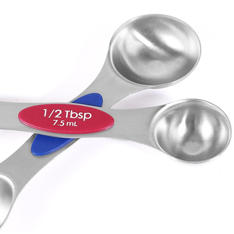Double-Sided Stainless Steel Measuring Spoon