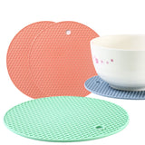 1PCS Round Heat Resistant Silicone Table Mat Drink Cup Coaster Slip Insulation Pad Placemat Kitchen Accessories|Mats & Pads|