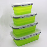 Collapsible Storage Containers - 4 Pc Silicone Set