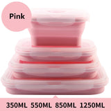 Collapsible Storage Containers - 4 Pc Silicone Set