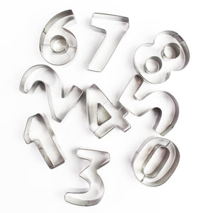 Cookie Cutter Numbers 1-10