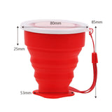 Silicone Portable and Folding Drinking Cup