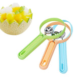 HILIFE 2pcs/set Fruit Dug Machine Remover Fruits Peel Peeler Vegetable Seeds Digging Spoon Easy Clean Kitchen Tool|Corers|