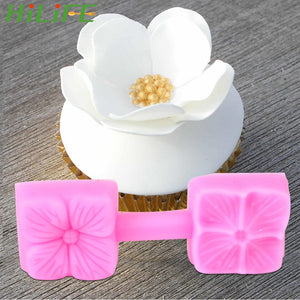 HILIFE Cake Mold Chocolate Confectionery 3D Flower Shape Silicone Mold Sugarcraft Baking Tool DIY Fondant Cake Decorating Tools|Cake Molds|