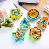 HILIFE Cookies Cutter Molds Cake Mould Plastic Cookies Cake Decorating Biscuit Plunger Forms Cute DIY Baking Tools|Cookie Tools|