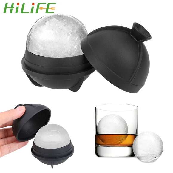 HILIFE Ice Ball Maker Ice Cube Tray DIY 3D Silicone Ice Hockey Mold Whiskey Wine Cocktail Ice Cube Mould Bar Tool Accessories|Ice Cream Sticks|