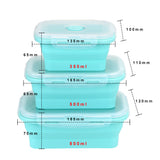 Collapsible Storage Containers - 3pc Silicone Set