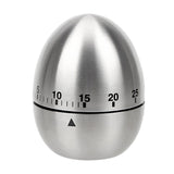HILIFE Stainless Steel Egg Kitchen Timer Mechanical Alarm Time Creative Home Clock Counting 60 Minutes Cooking Tools|Kitchen Timers|