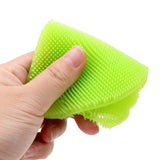 Sponge, Silicone with Scouring Pad