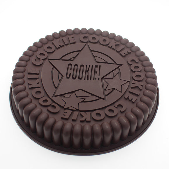 round shape oreo biscuit chocolate mould