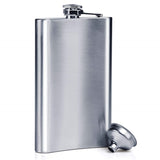 Flask and Funnel, Stainless Steel