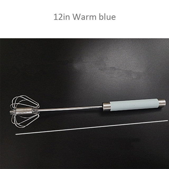 Semi-Automatic Stainless Steel Whisk – Comfort Luxe Living