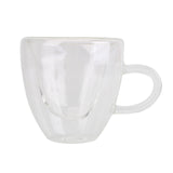 Heart Shaped Double Wall Glass Mug