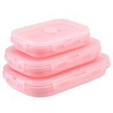 Collapsible Storage Containers - 3pc Silicone Set